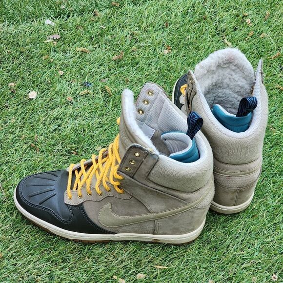 NIKE DUNK SKY HI - Womens Winter Wedges - SIZE 8 - Picture 6 of 9